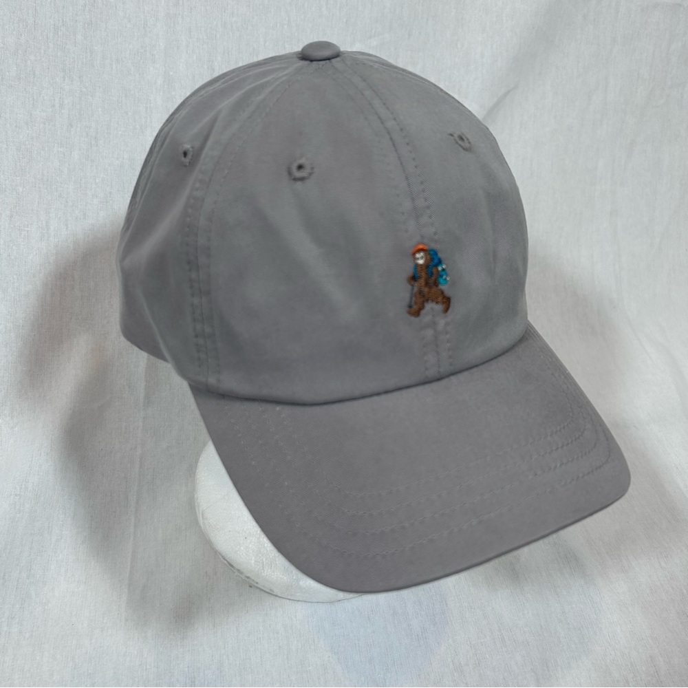 Tentree Sasquatch Peak Hat Adjustable Graphic Baseball Cap Granite Grey Hiking